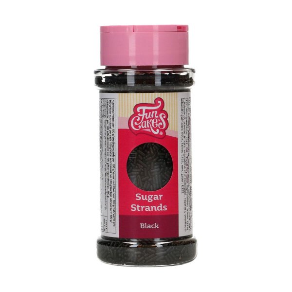 Streuselstäbchen Schwarz 80 g - FunCakes Streuselstäbchen Schwarz 80 g - FunCakes