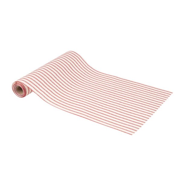 Tischläufer aus Stoff - Rot - 28 cm x 3 m Tischläufer aus Stoff - Rot - 28 cm x 3 m