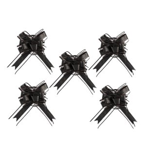 Dekorative Rosetten - Schwarz - 5er-Pack Dekorative Rosetten - Schwarz - 5er-Pack