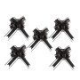 Dekorative Rosetten - Schwarz - 5er-Pack Dekorative Rosetten - Schwarz - 5er-Pack