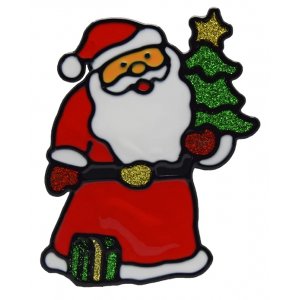 Fensterdekoration - Weihnachtsmann Fensterdekoration - Weihnachtsmann