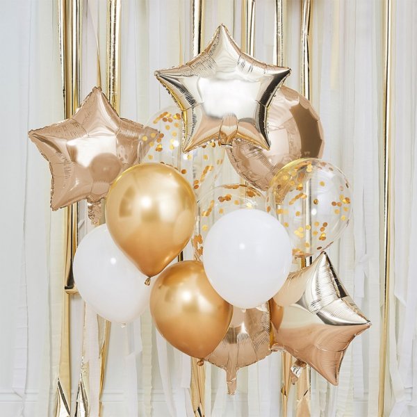 Ballonstrau - Mix it Up - Goldmetallic