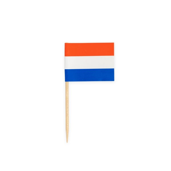 Partypicks - Flagge - Holland - 50 Stück Partypicks - Flagge - Holland - 50 Stück