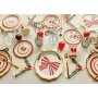 Pappteller - Rosette - Beige/Gold - 6er-Pack Pappteller - Rosette - Beige/Gold - 6er-Pack