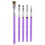 Dekorationspinsel - 5er-Pack - Wilton