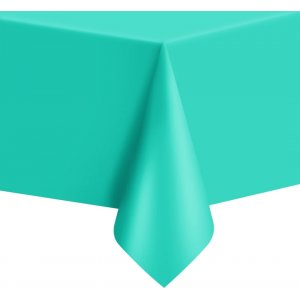Tischdecke - Kunststoff - Mint - ca. 1,4 x 2,7 m
