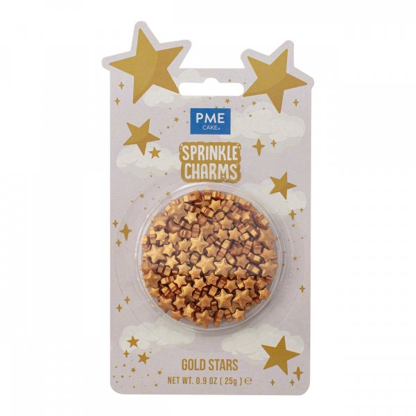 Streusel - Sterne - Gold - PME - 25 g Streusel - Sterne - Gold - PME - 25 g