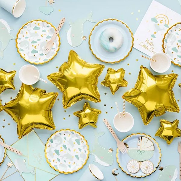 Schrpe - Werdende Mama - Tiffany Blau/Gold