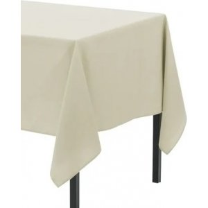 Tischdecke aus Stoffimitat - Elfenbein - 50 m