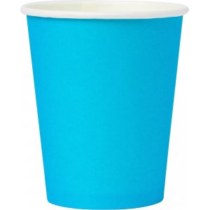 Pappbecher - Himmelblau - 8er-Pack Pappbecher - Himmelblau - 8er-Pack