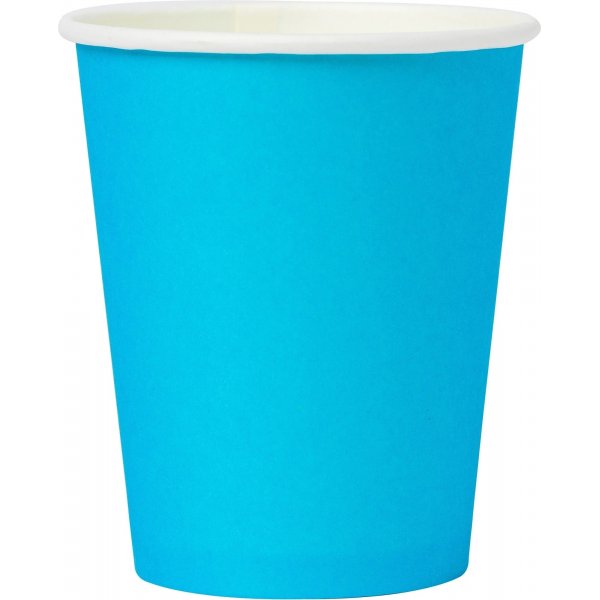 Pappbecher - Himmelblau - 8er-Pack Pappbecher - Himmelblau - 8er-Pack