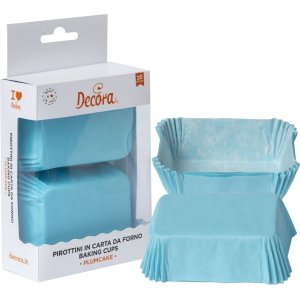 Muffinformen - Hellblau - Quadratisch - 20er-Packung Muffinformen - Hellblau - Quadratisch - 20er-Packung