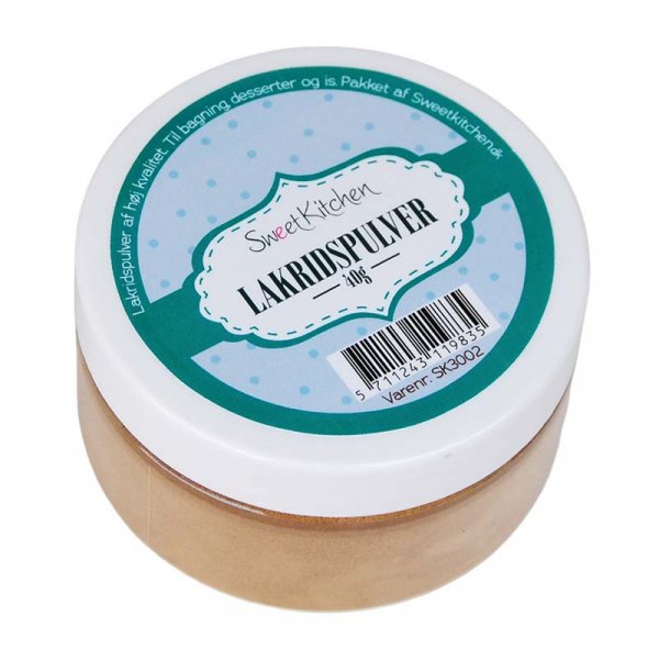 Lakritzpulver - SweetKitchen - 40 g Lakritzpulver - SweetKitchen - 40 g