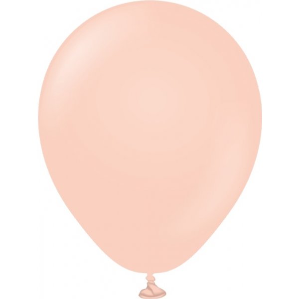 Mini-Luftballons schlicht - Premium 13 cm - Macaron Lachs
