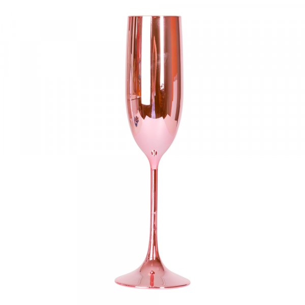 Champagnerglas - Pink metallic Champagnerglas - Pink metallic