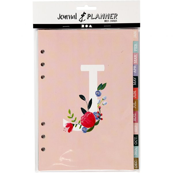 Trennbltter - A5 - Gold/Koralle/Rot - 12 Stk