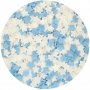 Streusel - Sterne - Blau/Wei