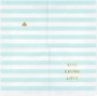 Servietten - Yummy - Live Laugh Love, hellblau, 33x33cm (1 Stck / 12 Stck) (1 Stck / 20 Stck)