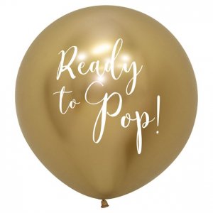 Riesenballon - Bereit zum Platzen - Gold Riesenballon - Bereit zum Platzen - Gold
