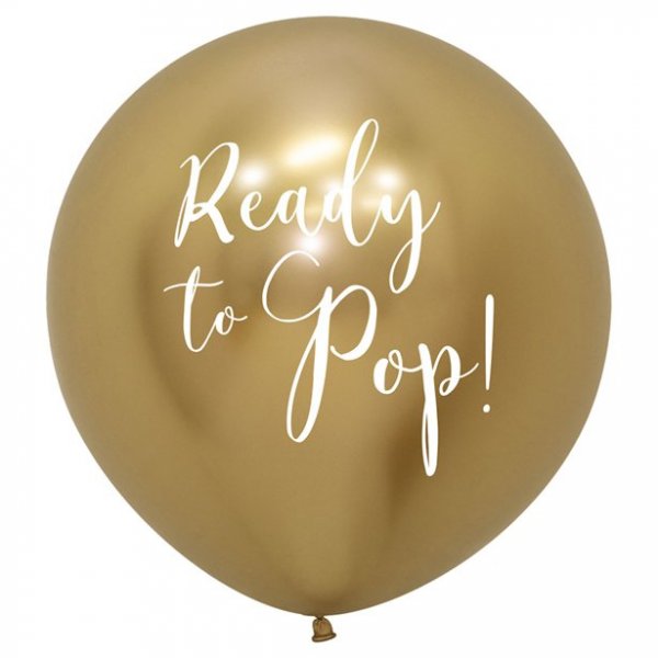 Riesenballon - Bereit zum Platzen - Gold Riesenballon - Bereit zum Platzen - Gold