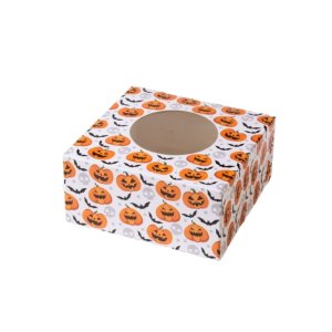 Schachtel für 4 Cupcakes - Halloween Schachtel für 4 Cupcakes - Halloween