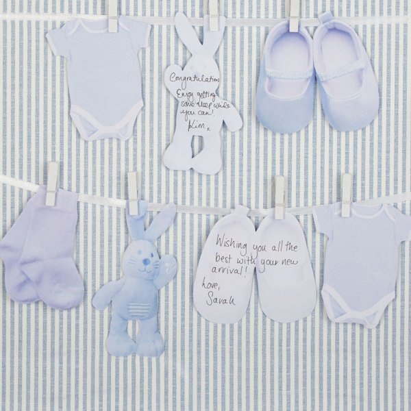 Gästebuchgirlande - Pattern Works - Hellblau Gästebuchgirlande - Pattern Works - Hellblau