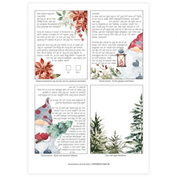 Fertige Weihnachtsbriefe - Advent Fertige Weihnachtsbriefe - Advent