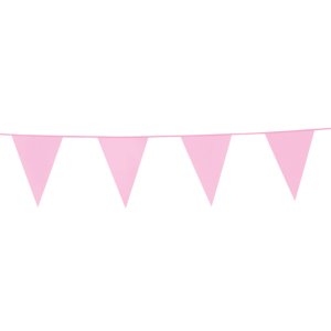 Wimpelgirlande - Rosa - 10 m Wimpelgirlande - Rosa - 10 m