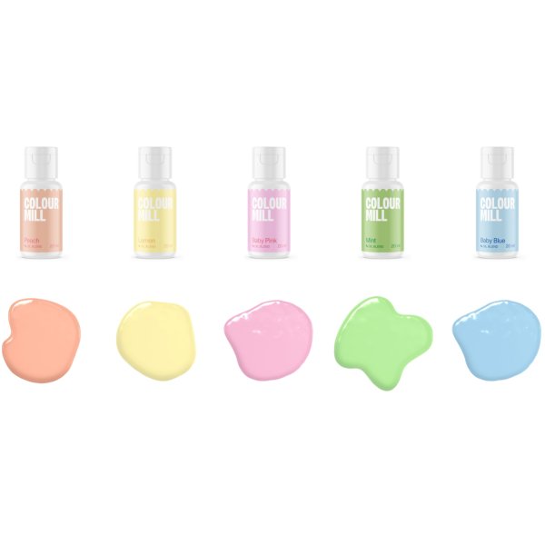 Colour Mill Paket - Pastellfarben - 5 x 20 ml