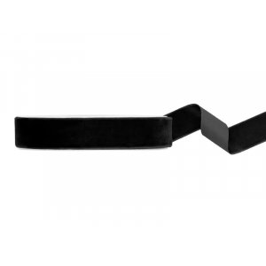 Veloursband - 10 m - Schwarz Veloursband - 10 m - Schwarz