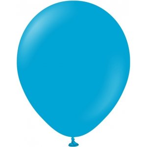 Luftballons einfarbig - Premium 30 cm - Karibikblau