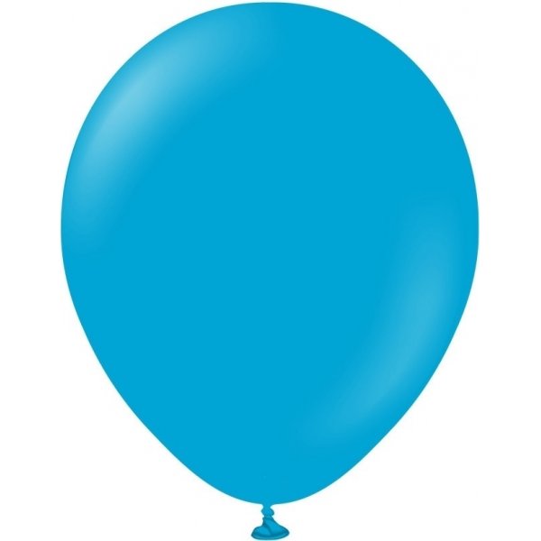 Luftballons einfarbig - Premium 30 cm - Karibikblau Luftballons einfarbig - Premium 30 cm - Karibikblau
