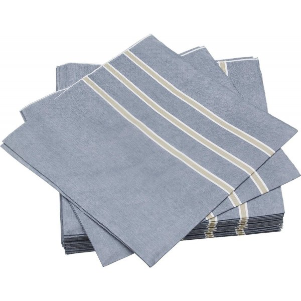 Caisa Papierservietten 25er-Pack - Blau