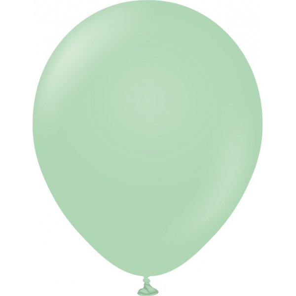Luftballons einfarbig - Premium 45 cm - Macaron Green