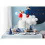 Partyhte - Blau mit Sternen - 6er-Pack