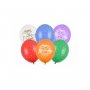 Ballonstrauß - Farbmix - Alles Gute zum Geburtstag - 6 Stück Ballonstrauß - Farbmix - Alles Gute zum Geburtstag - 6 Stück