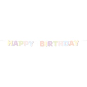 Girlande - Alles Gute zum Geburtstag - Pastell Girlande - Alles Gute zum Geburtstag - Pastell