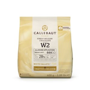 Schokolade - Weiß W2 - Callebaut - 400 g Schokolade - Weiß W2 - Callebaut - 400 g