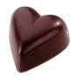 Pralinenform - Abgerundetes Herz - CW1417 - 3,1 cm - Chocolate World