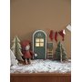 Weihnachtsmann-Tür mit LED-Licht - Grün - FABELAB Weihnachtsmann-Tür mit LED-Licht - Grün - FABELAB