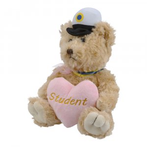 Student Teddyb�r - Rosa Herz