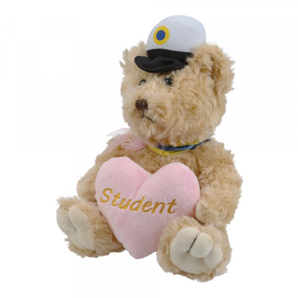 Student Teddybär - Rosa Herz Student Teddybär - Rosa Herz