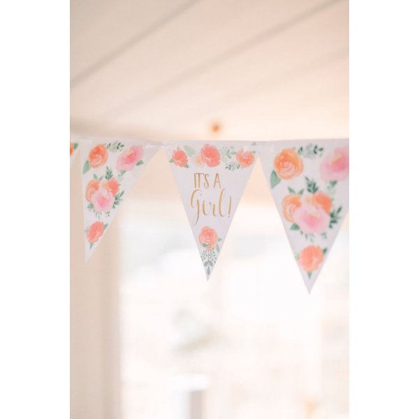 Wimpel - Blumenbaby Wimpel - Blumenbaby