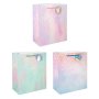 Geschenkt�ten/Angelstaubbeutel - Pastellfarbene Sterne & Mond - Klein, 18 x 23 cm - 12er-Packung