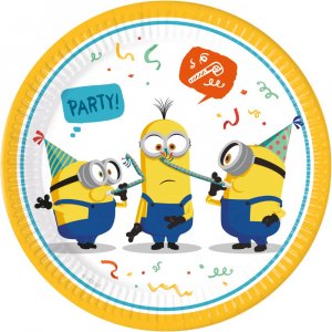 Pappteller - Minions - 23 cm - 8er-Pack Pappteller - Minions - 23 cm - 8er-Pack