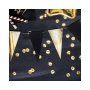 Wimpelgirlande - Mini - Schwarz & Gold - 2,1 m Wimpelgirlande - Mini - Schwarz & Gold - 2,1 m