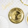 Dessertteller - Metallic - Gold - 6er-Pack