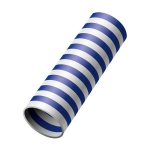Luftschlangen - Blau/Weiß - 1 Rolle, 18 Stück Luftschlangen - Blau/Weiß - 1 Rolle, 18 Stück