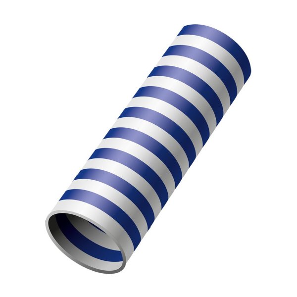 Luftschlangen - Blau/Weiß - 1 Rolle, 18 Stück Luftschlangen - Blau/Weiß - 1 Rolle, 18 Stück