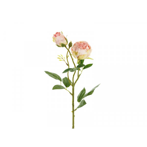 Künstliche Rose - Hellrosa Puderton Künstliche Rose - Hellrosa Puderton